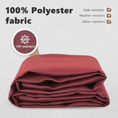 VidaXL Zonnescherm vervangingen bordeauxrood 1000 x 160 cm