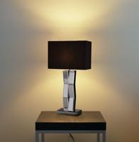 Searchlight SchemerlampMirror zwart met spiegelglas - EU5110BK - thumbnail