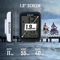 Sigma BC 10.0 WR Bedrade Fietscomputer - Zwart - thumbnail