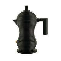 ALESSI - Pulcina - Percolator 6 kops Zwart - thumbnail