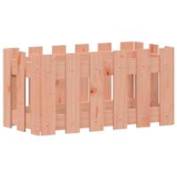VidaXL Plantenbak met hekontwerp 60x30x30 cm massief dougashout - thumbnail