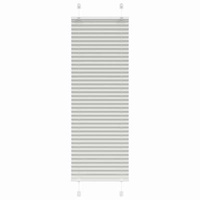 VidaXL Plissé rolgordijn 50x100 cm stofbreedte 49,4 cm lichtgrijs VidaXL Plissé rolgordijn 50x100 cm stofbreedte 49,4 cm lichtgrijs