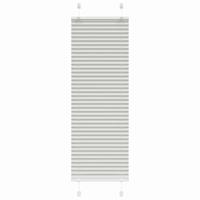 VidaXL Plissé rolgordijn 50x100 cm stofbreedte 49,4 cm lichtgrijs - thumbnail