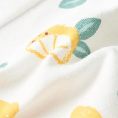 Kindershorts citroenenprint 104 ecru