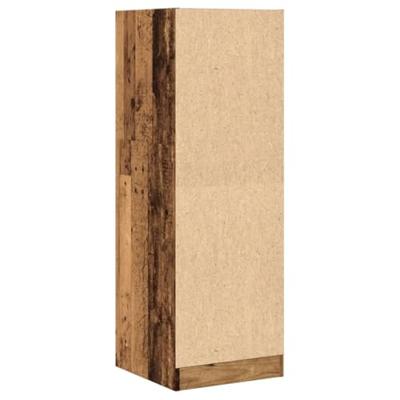 Apothekerskast 40x41x118 cm bewerkt hout oud houtkleurig