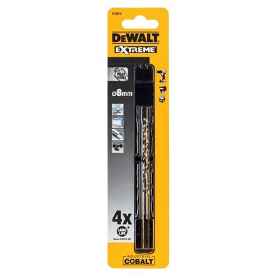DeWALT DT4912 Industrial Cobalt Boor HSS 8.0mm DeWALT DT4912 Industrial Cobalt Boor HSS 8.0mm