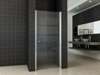 Between nisdeur 700 x 2000 x 8 mm nano helder glas/chroom - thumbnail
