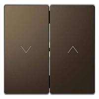 Merten MEG3855-6052 Wisselschakelaar Afdekking System Design Mokka 1 stuk(s) - thumbnail