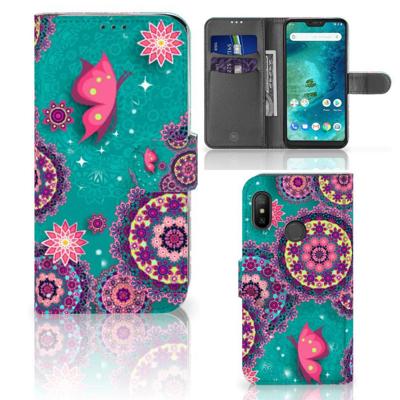 Xiaomi Mi A2 Lite Hoesje Cirkels en Vlinders