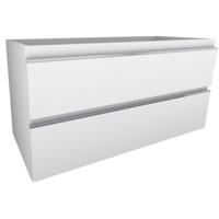 Xellanz Tigris Onderkast Met 2 Laden - 100x46cm - Glans Wit - thumbnail