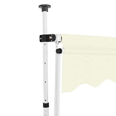 VidaXL Luifel handmatig uittrekbaar 200 cm crème