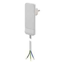 Bachmann 933.004 Stroom Aansluitkabel 16 A Wit 1.50 m H05VV-F 3G 1,5 mm² - thumbnail