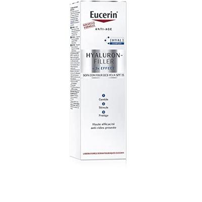 Eucerin Hyaluron-Filler 3x Effect Oogcontourcrème Anti Age en Rimpels SPF15 15ml