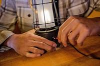 Brennenstuhl 1171800 Oplaadbare Campinglamp Cal 1 Met Henneptouw En Bamboevoet (370 Lm, Ip44, Brandtijd Tot 75h, Dimbaar, Instelbare Lichtkleur) - thumbnail