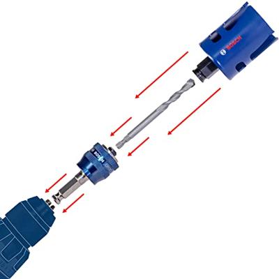 Bosch Professional EXPERT Power Change Plus gatzaaghouder met centreerboor - 2608900527 - thumbnail