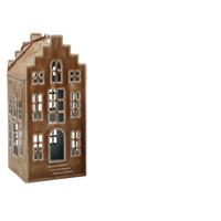 Decohanger huis bruin 6x14,5cm - thumbnail