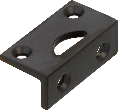 Hoeksluitplaat halfronde stang MMZ