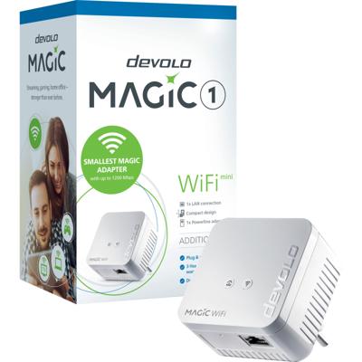 Devolo Magic 1 WiFi mini Powerline WiFi uitbreidingsadapter 8559 EU Powerline, WiFi 1200 MBit/s