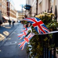 Engelse Vlaggenlijn UK - 10 meter - thumbnail