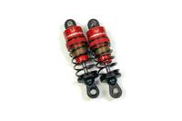Absima aluminium schokdempers, rood, 55mm voor 1/10 auto - thumbnail