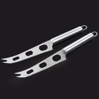 Roestvrijstaal kaas mes met vork Tip kaas boter mes slicer boter Pizza Cutter - thumbnail