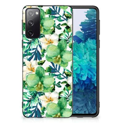 Samsung Galaxy S20 Skin Case Orchidee Groen