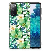 Samsung Galaxy S20 Skin Case Orchidee Groen - thumbnail