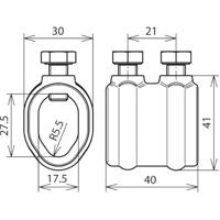 DEHN TM 7.10 16 ZG Scheidingsmof 1 stuk(s) - thumbnail