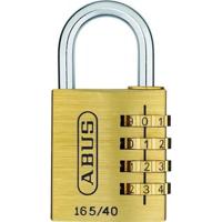 Abus cijferhangslot messing 165/40 - thumbnail