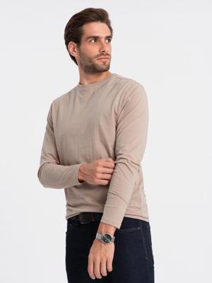 Ombre - Vicenza - Longsleeve Heren - Beige - Modaitalia