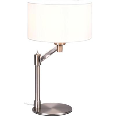 LED Tafellamp Mat Nikkel - E27 Fitting - Aluminium Tafelverlichting - Trion Cindy