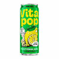 Vita Pop soda lemon ginger (12x 33cl) - thumbnail