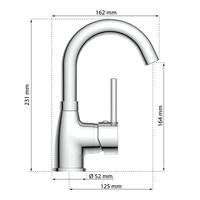 EISL FUTURA mengkraan wastafel | chroom - NI075FUTCR NI075FUTCR - thumbnail