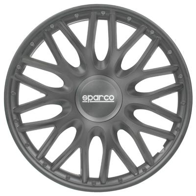 4-Delige Sparco Wieldoppenset Roma 15-inch grijs SP1596GR