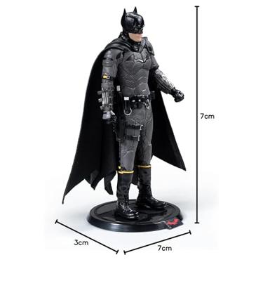 Noble Collection DC Comics: The Batman - Batman Bendyfig speelfiguur Noble Collection DC Comics: The Batman - Batman Bendyfig speelfiguur