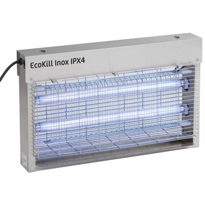 EcoKill Elektr vliegenkast inox ipx4 2 x 15w