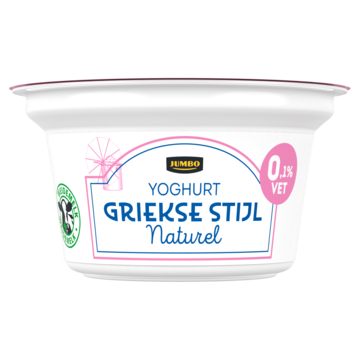 Jumbo Yoghurt Griekse Stijl 0% vet 150g