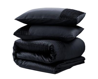 Sleeptime Velvet Band Zwart 200 x 220 cm