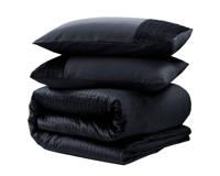 Sleeptime Velvet Band Zwart 200 x 220 cm - thumbnail