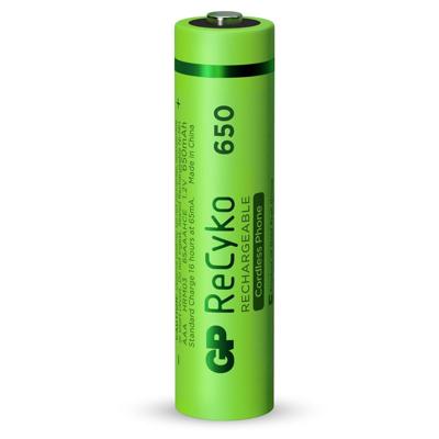 GP AA Batterij oplaadbaar NIMH 650 mah Recyko 1.2V 2 stuks - thumbnail