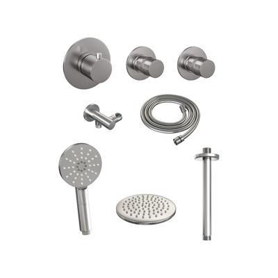 Brushed Edition thermostatische inbouw regendouche SET 11