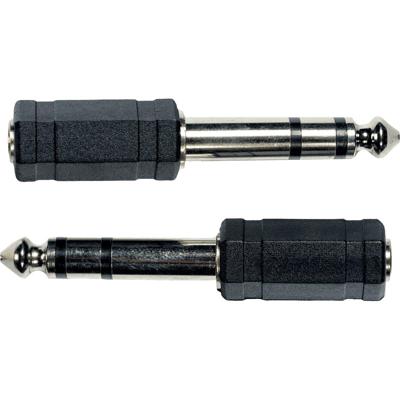 Yellow Cable AD04 6.3 mm jack male TRS - 3.5 mm female verloop (2 stuks) Yellow Cable AD04 6.3 mm jack male TRS - 3.5 mm female verloop (2 stuks)