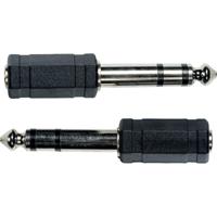 Yellow Cable AD04 6.3 mm jack male TRS - 3.5 mm female verloop (2 stuks) - thumbnail