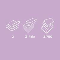 Satino prestige handdoek z-vouw tissue 2 lgs 20.6 (3750 stuks) - thumbnail