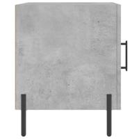 Nachtkastjes 2 st 40x40x50 cm bewerkt hout betongrijs - thumbnail