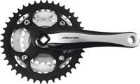 Miranda  beta 3r+ crankstel 22/32/42t zwart/zilver - thumbnail