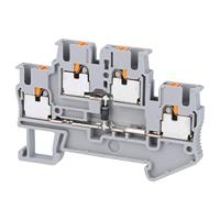 Phoenix Contact 3210936 Doorgangsserieklem 5.2 mm Snelaansluiting Grijs 50 stuk(s) - thumbnail