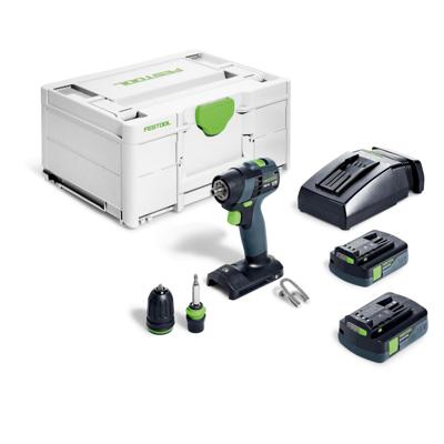Festool TXS 18 C 3,0-Plus Accu Schroefboormachine 18V 3.0Ah in Systainer - 576895 Festool TXS 18 C 3,0-Plus Accu Schroefboormachine 18V 3.0Ah in Systainer - 576895