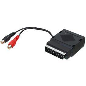 Scartplug met 2x audio uit en scart passthrough