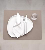 LIND DNA - Dinner Mat Square - Placemat 35x45cm Nupo Clay Brown - thumbnail